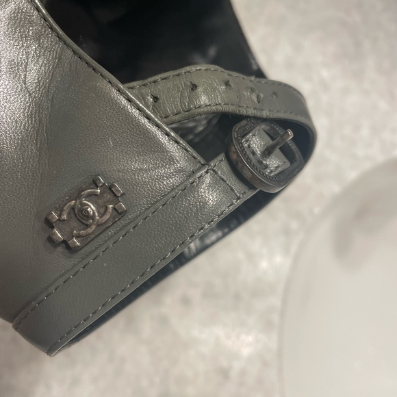 Chanel Black/Grey Bottines/Booties/Heels - Picture 5 of 11